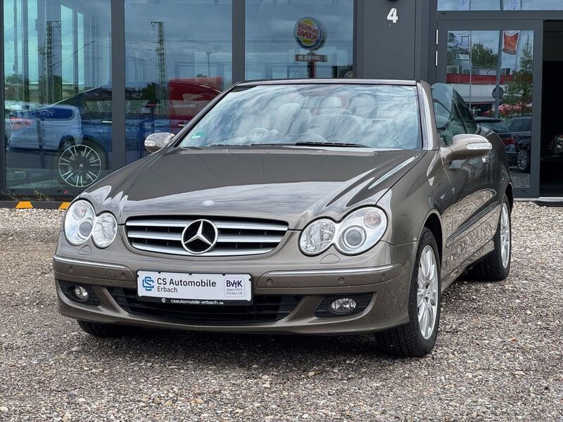 Grau Gebraucht 2009 Mercedes CLK280 Elegance Cabrio | 13.990 € (Fairer Preis) - Bild 1/4