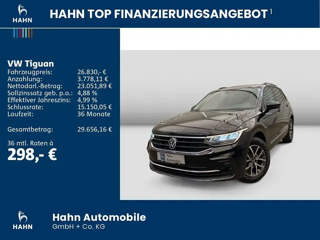 Usata VW Tiguan Life 150 CV (110 kW) 2023 Nero SUV