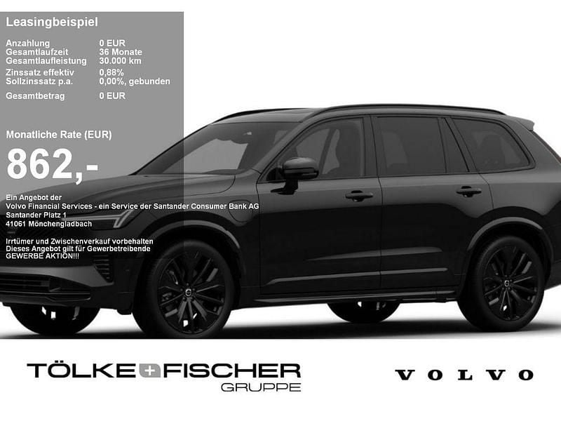 Neu Volvo XC90 Plus 455 PS (334 kW) 2026 Schwarz SUV