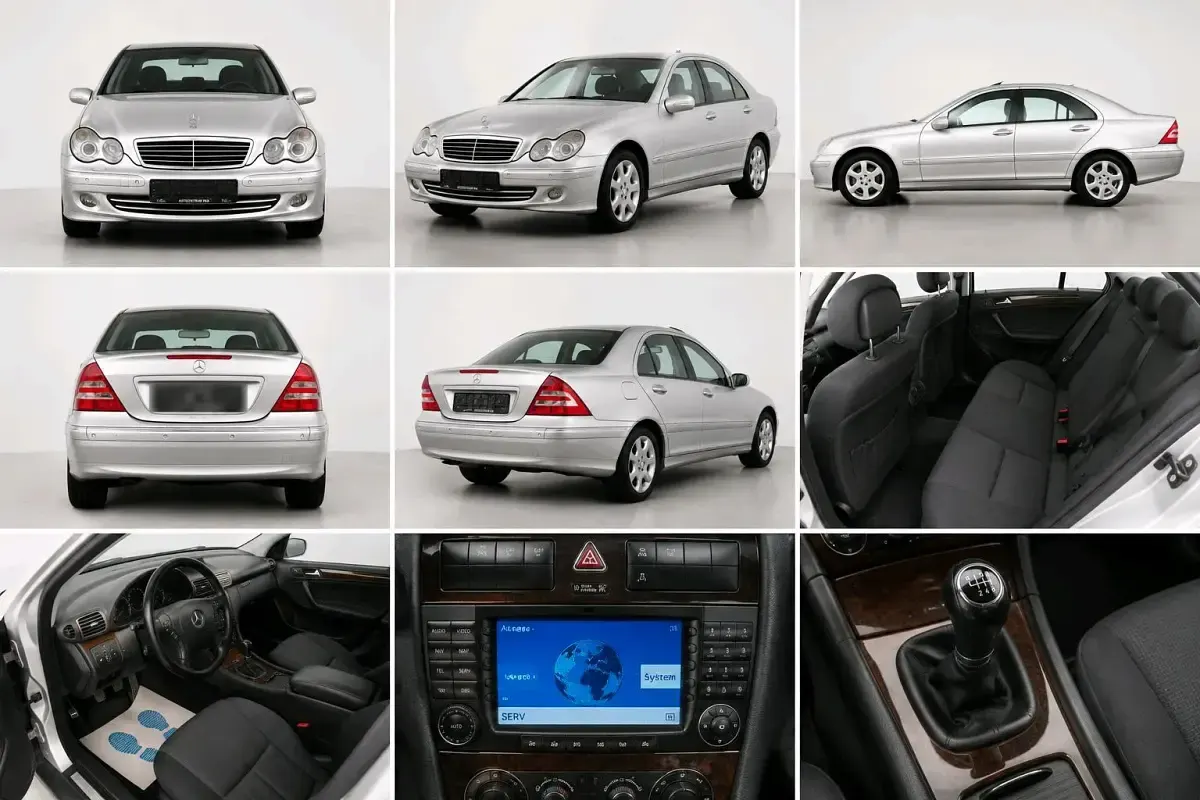 Gebraucht Mercedes C200 163 PS (119 kW) 2004 Silber Limousine