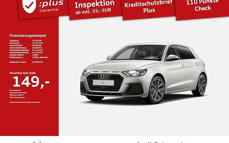 Tausilber metallic Gebraucht 2024 Audi A1 Sportback Advanced Plus Kleinwagen | 23.999 € (Guter Preis) - Bild 1/4