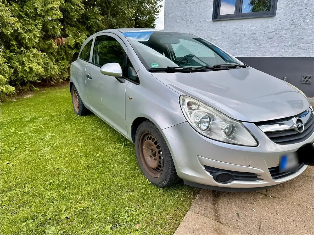 Gebraucht Opel Corsa 2008 Silber Kleinwagen