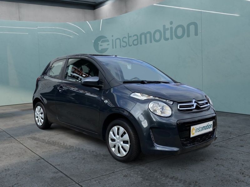 Citroen C1 Modellauto 1/43 - Hellblau Mit Schwarzdach