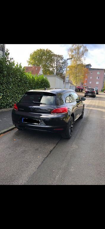 Second-hand VW Scirocco 200 CP (147 kW) 2008 Negru Coupe