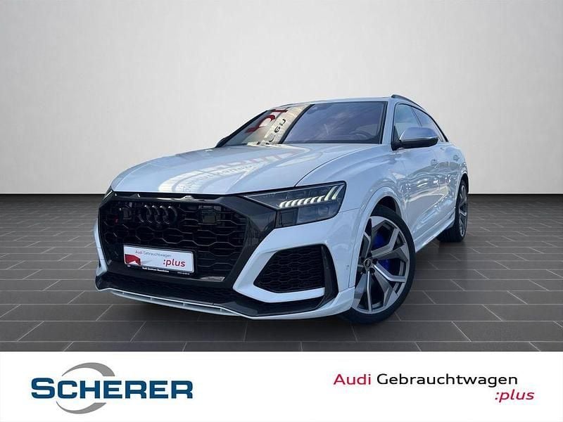 Weiß (metallic) Gebraucht 2021 Audi RS Q8 Basis SUV | 91.800 € (Fairer Preis) - Bild 1/4