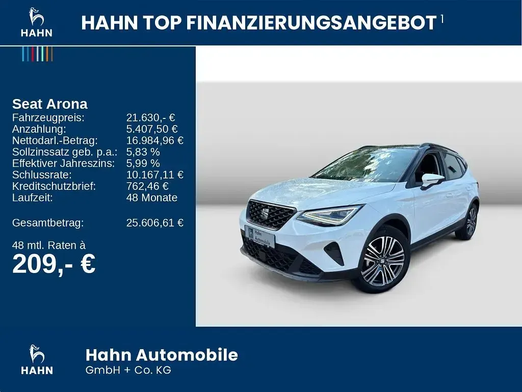 Gebraucht Seat Arona Style 116 PS (85 kW) 2024 Weiß SUV