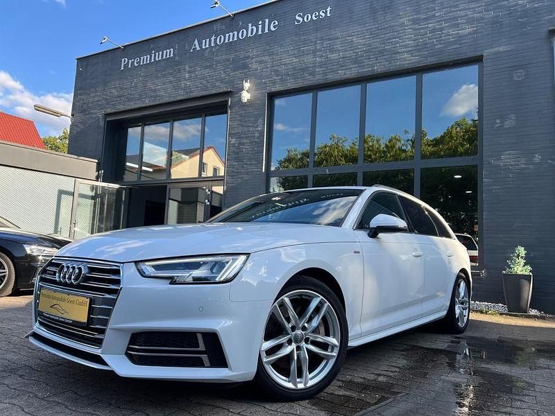 Weiß Gebraucht 2017 Audi A4 S-Line Kombi | 24.850 € (Teuer) - Bild 1/4