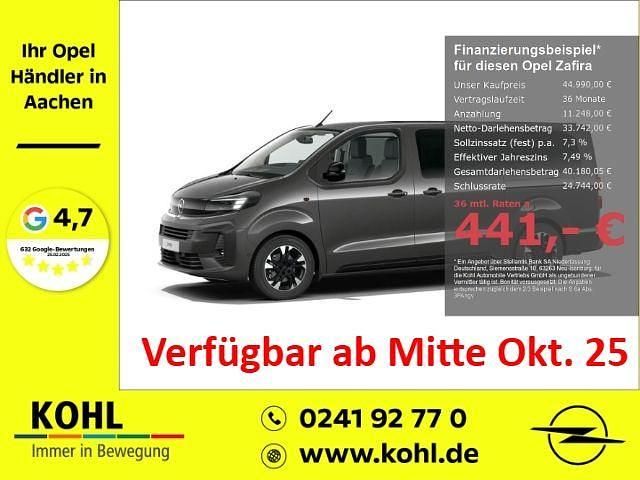 Grau Neu 2025 Opel Zafira Life Van | 44.990 € (Fairer Preis) - Bild 1/4
