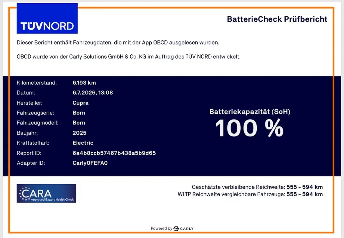 Gebraucht Cupra Born e-Boost 169 kW (231 PS) 2025 Mythosschwarz Kleinwagen