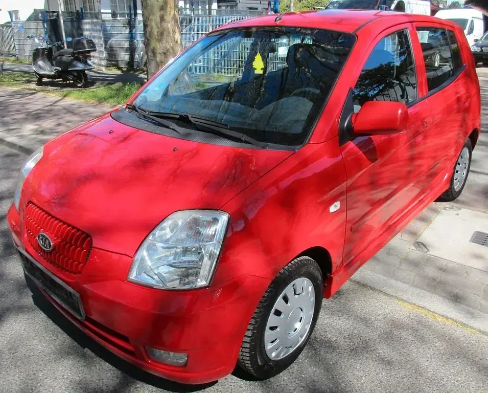 Gebraucht Kia Picanto EX 65 PS (47 kW) 2007 Rot Kleinwagen