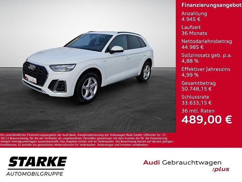 Arkonaweiß Gebraucht 2024 Audi Q5 Basis SUV | 49.930 € (Teuer) - Bild 1/4