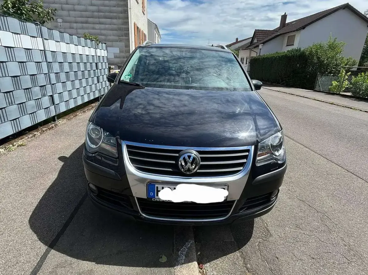 Gebraucht VW Touran Highline 170 PS (125 kW) 2008 Schwarz Van / Kleinbus