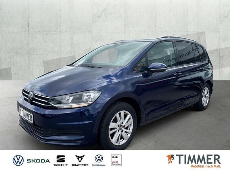 Atlantik blue metallic Gebraucht 2024 VW Touran Comfortline Van / Kleinbus | 29.999 € (Guter Preis) - Bild 1/4