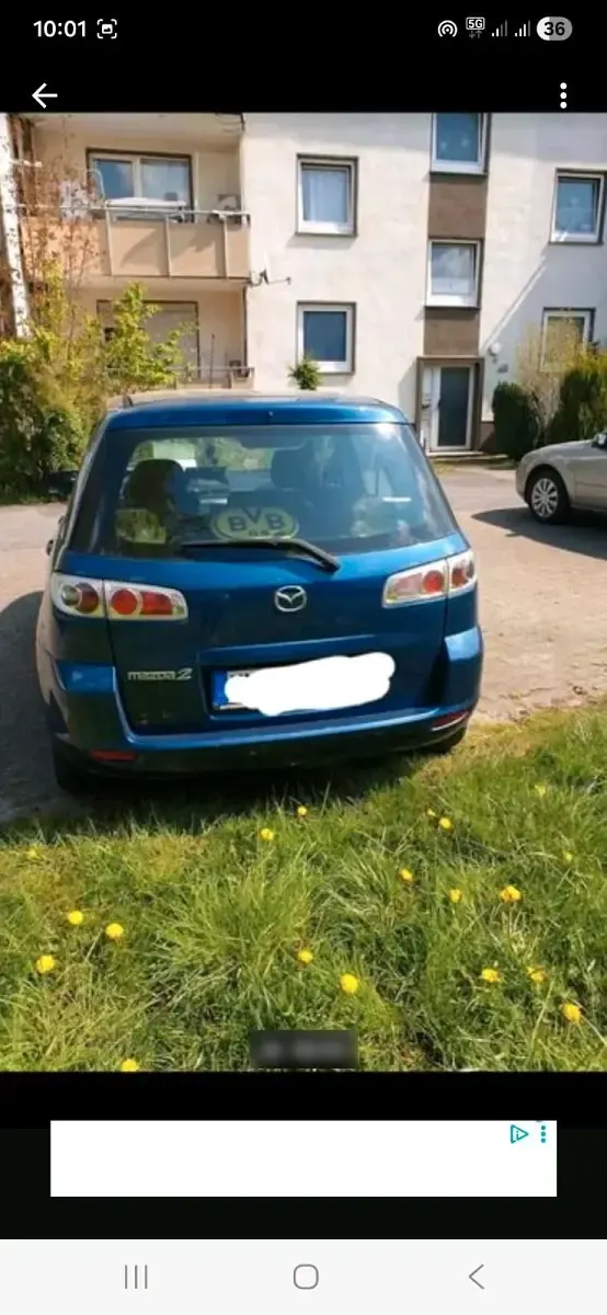 Usata Mazda 2 80 CV (58 kW) 2007 Blu Utilitaria