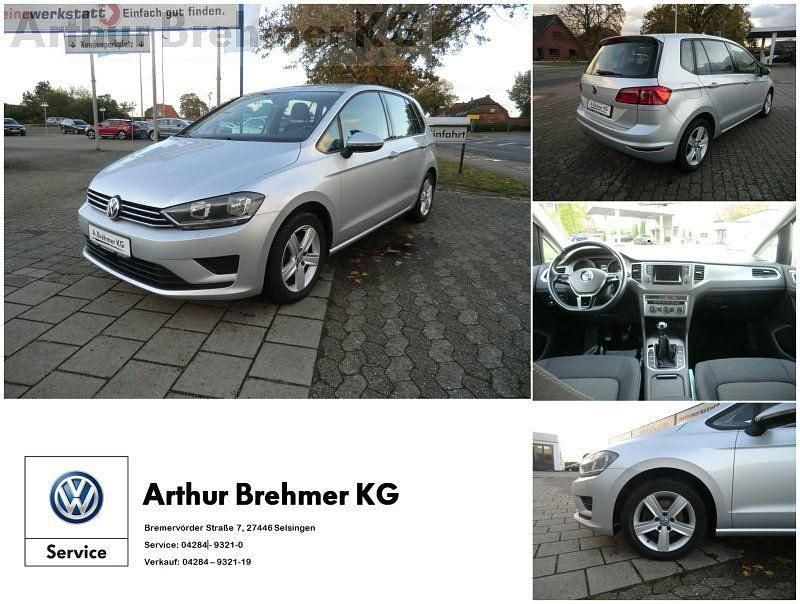 Silber Gebraucht 2014 VW Golf Sportsvan Comfortline Van / Kleinbus | 11.890 € (Etwas zu teuer) - Bild 1/4