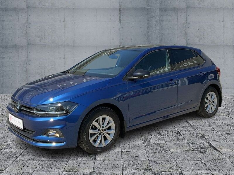 Gebraucht VW Polo Highline 110 PS (80 kW) 2021 Blau Kleinwagen