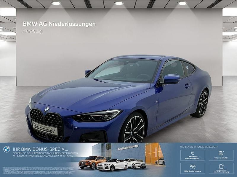 Blau Gebraucht 2024 BMW 420 Shadowline Coupé | 43.909 € (Fairer Preis) - Bild 1/4