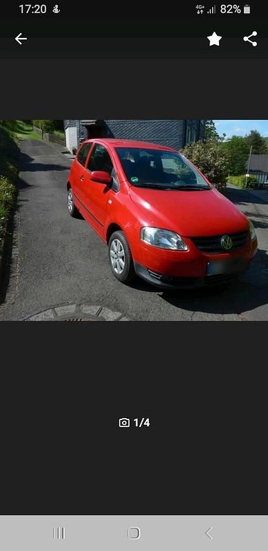 Gebraucht VW Fox 55 PS (40 kW) 2007 Rot Kleinwagen