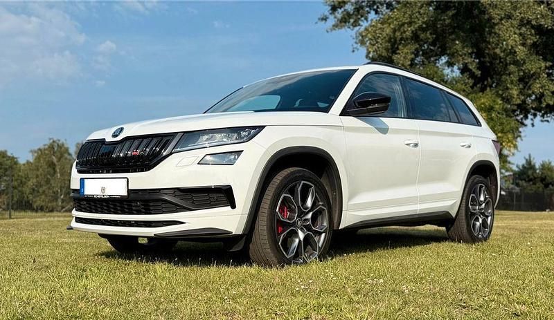Weiß Gebraucht 2020 Skoda Kodiaq RS SUV | 42.500 € (Teuer) - Bild 1/4