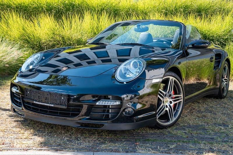 Schwarz Gebraucht 2008 Porsche 997 Turbo Cabrio | 89.999 € (Superpreis) - Bild 1/4