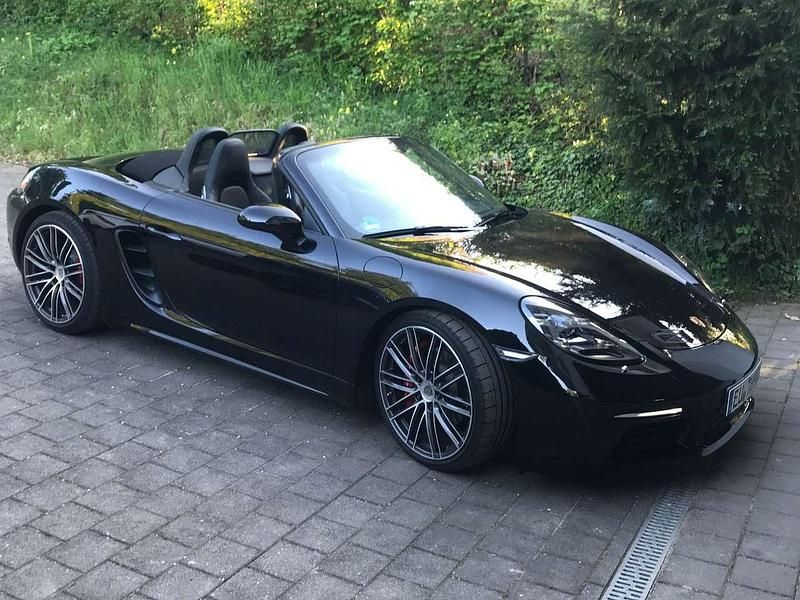 Schwarz Gebraucht 2018 Porsche 718 Boxster S Cabrio | 66.500 € (Fairer Preis) - Bild 1/4