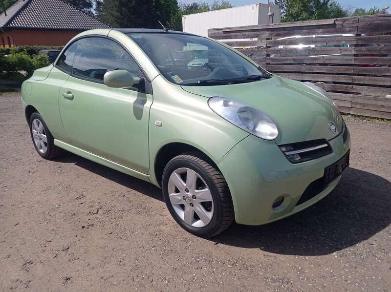 Grün Gebraucht 2006 Nissan Micra C+C Cabrio | 3.750 € (Etwas zu teuer) - Bild 1/4