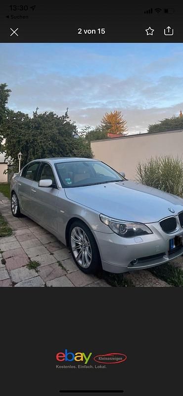 Usata BMW 520 170 CV (125 kW) 2004 Argento Berlina