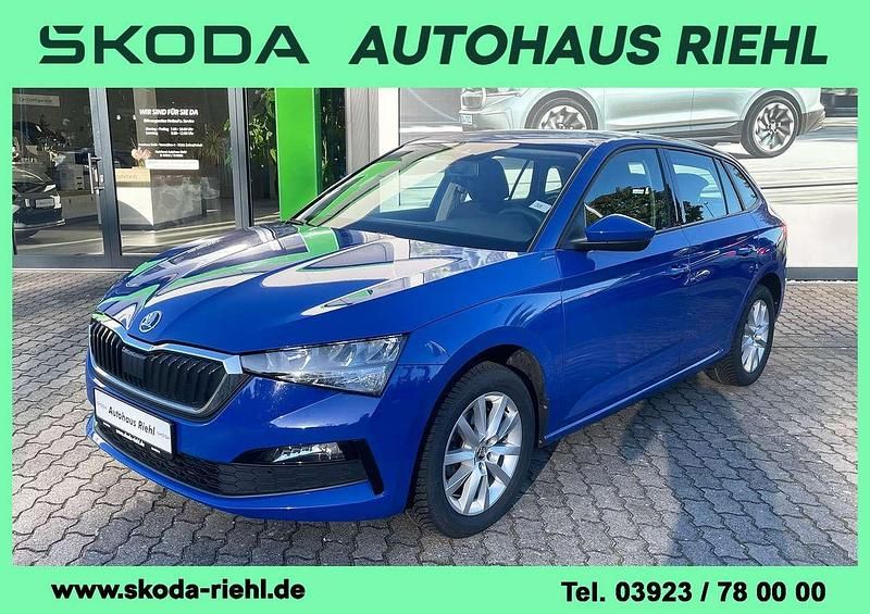 Energyblau Gebraucht 2021 Skoda Scala Ambition Kleinwagen | 13.890 € (Guter Preis) - Bild 1/4