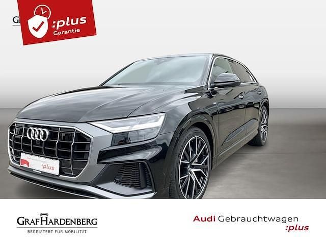 Mythosschwarz metallic Gebraucht 2022 Audi Q8 Ambiente SUV | 57.960 € (Superpreis) - Bild 1/4