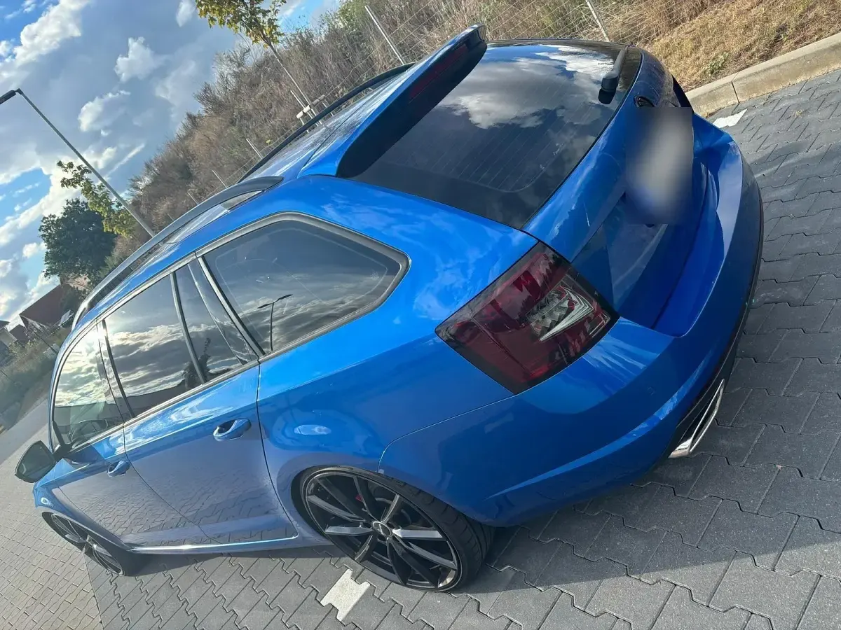 Gebraucht Skoda Octavia vRS 184 PS (135 kW) 2015 Blau Kombi