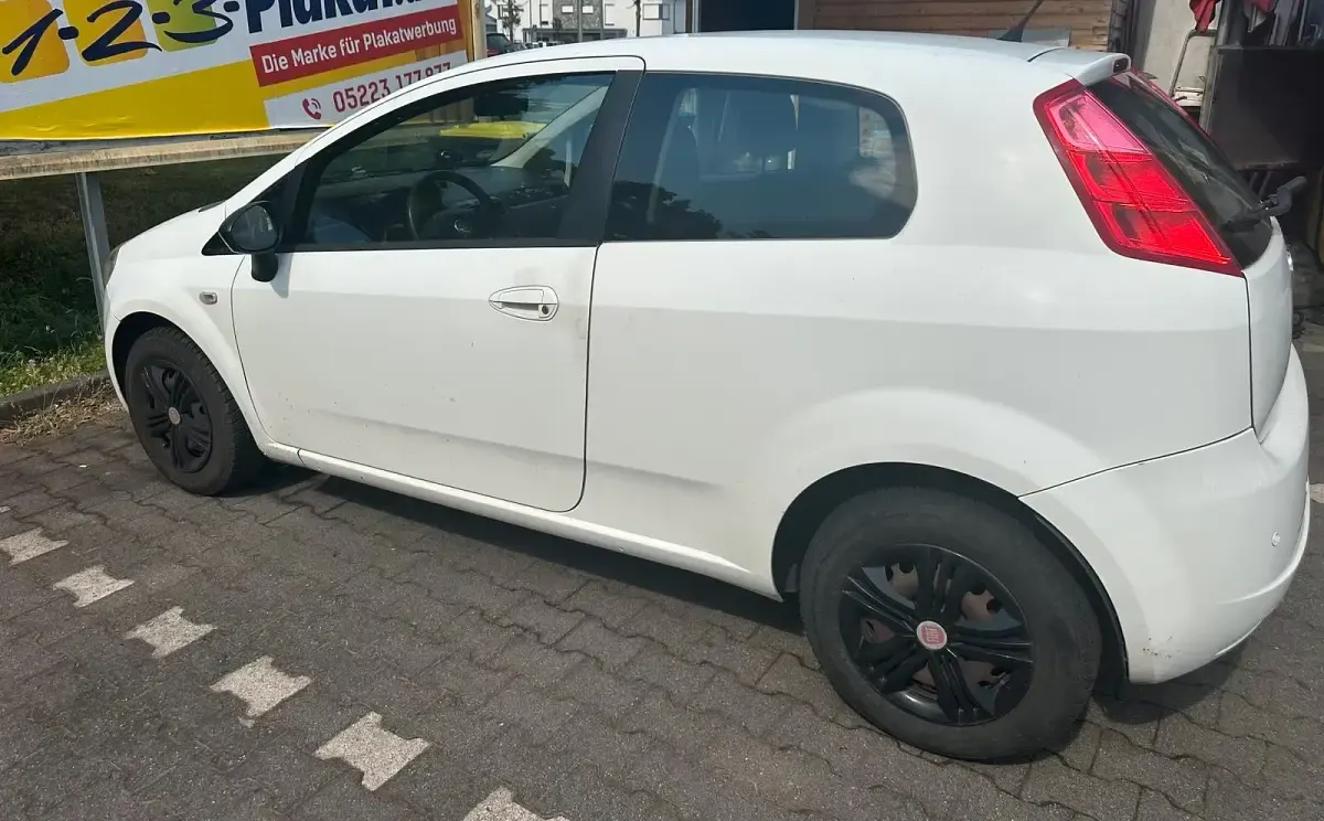 Gebraucht Fiat Punto 2008 Weiß Kleinwagen