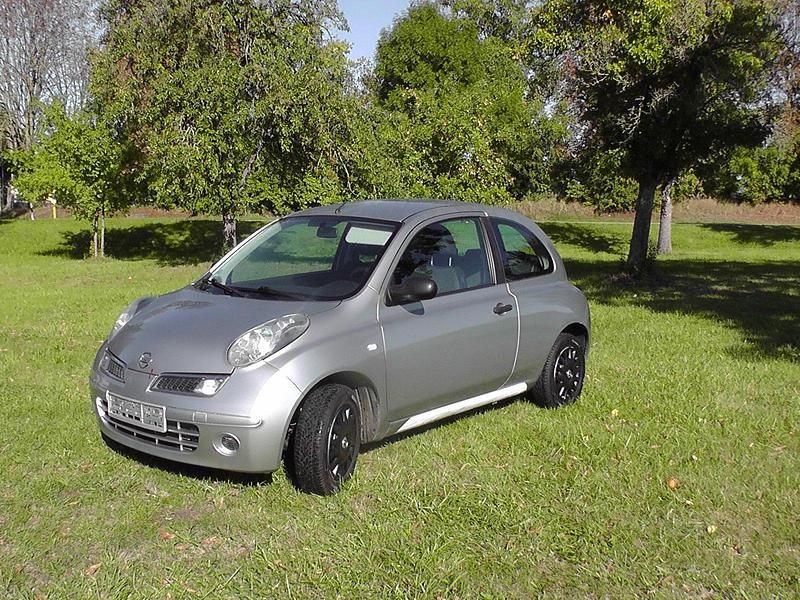 Silber Gebraucht 2008 Nissan Micra Kleinwagen | 1.843 € - Bild 1/4