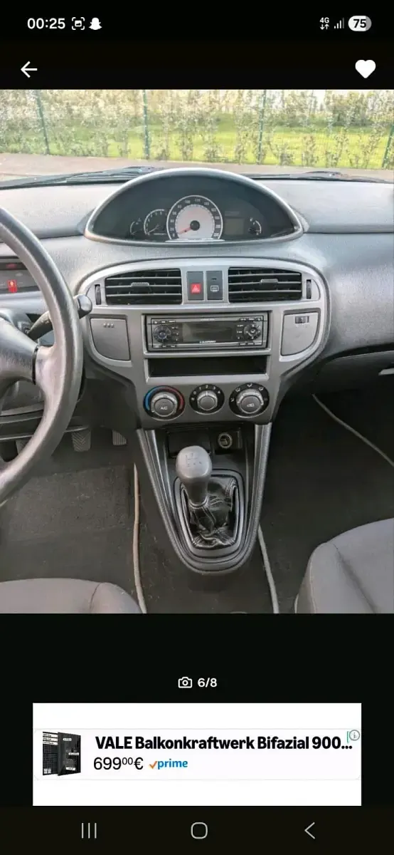 Gebraucht Hyundai Matrix 105 PS (77 kW) 2003 Silber Van / Kleinbus