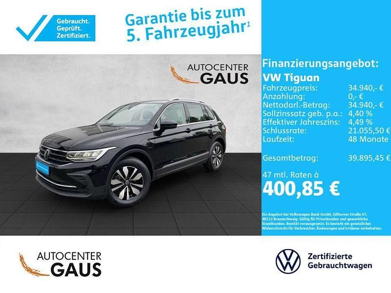 Schwarz Gebraucht 2023 VW Tiguan Move SUV | 35.980 € (Teuer) - Bild 1/4