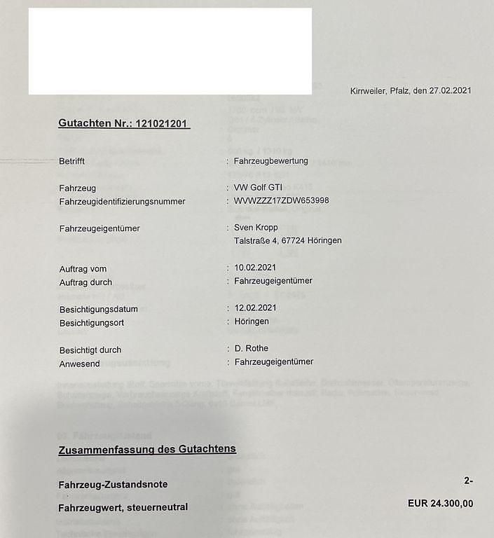 Gebraucht VW Golf II GTI 111 PS (81 kW) 1983 Silber metallic Kleinwagen