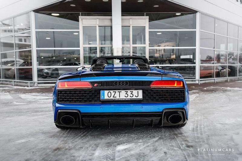 Gebraucht Audi R8 Spyder Performance 620 PS (456 kW) 2019 Blau Cabrio