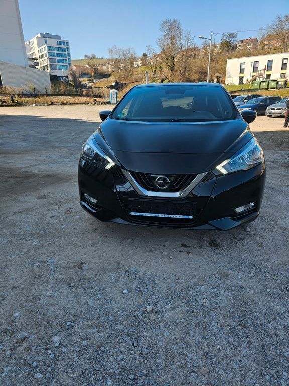 Schwarz Gebraucht 2018 Nissan Micra Acenta Kleinwagen | 8.999 € (Fairer Preis) - Bild 1/4