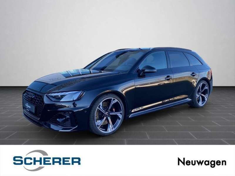 Schwarz (mythosschwarz metallic) Neu 2025 Audi RS4 Ambiente Kombi | 98.000 € (Guter Preis) - Bild 1/4