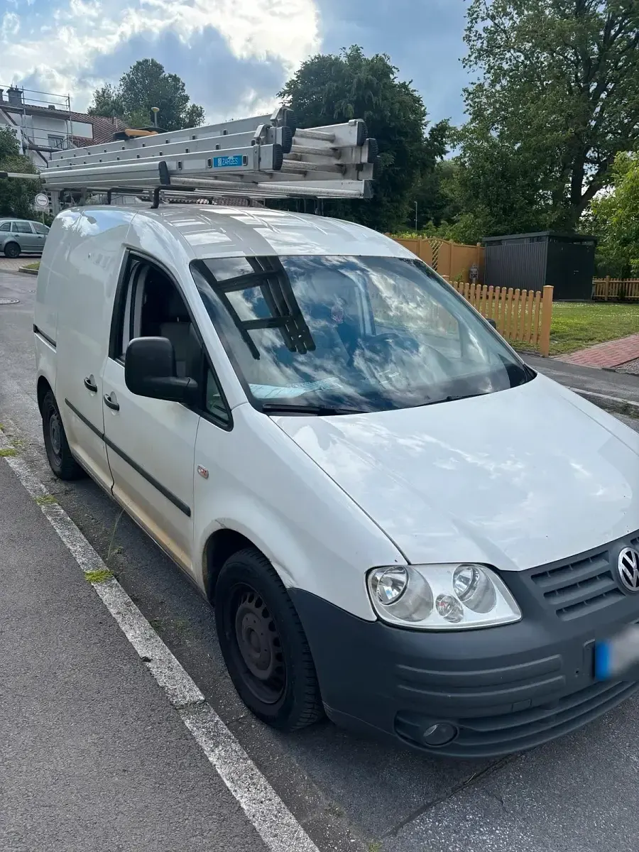 Gebraucht VW Caddy 75 PS (55 kW) 2007 Weiß Van / Kleinbus