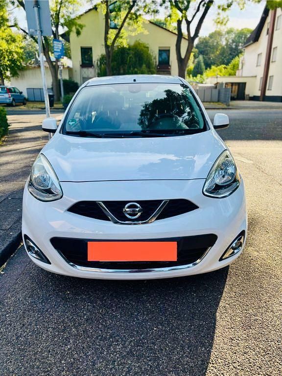 Weiß Gebraucht 2014 Nissan Micra Acenta Kleinwagen | 4.700 € (Guter Preis) - Bild 1/4