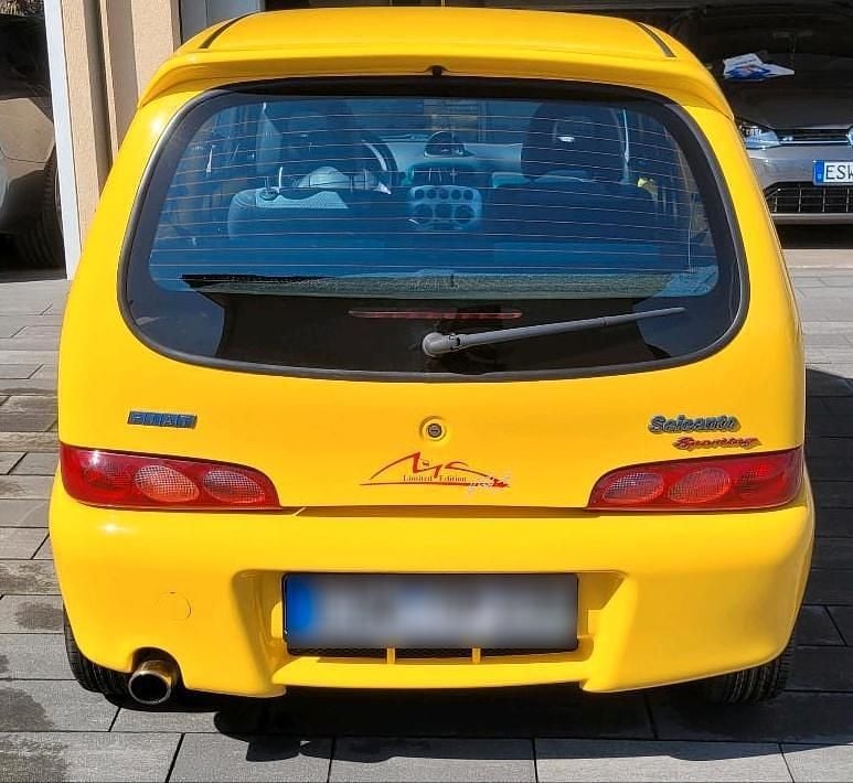 Gebraucht Fiat Seicento 54 PS (39 kW) 2001 Gelb Kleinwagen