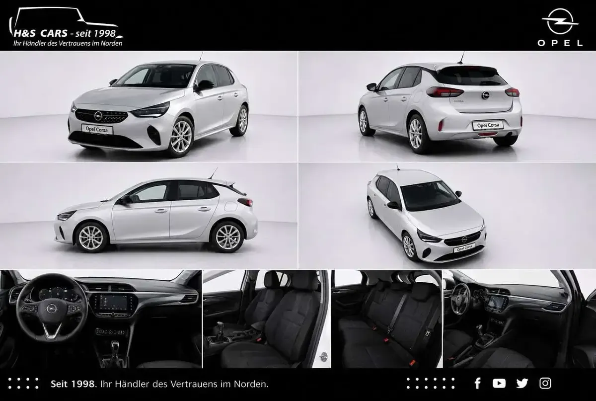 Gebraucht Opel Corsa Elegance 101 PS (74 kW) 2022 Silber Kleinwagen