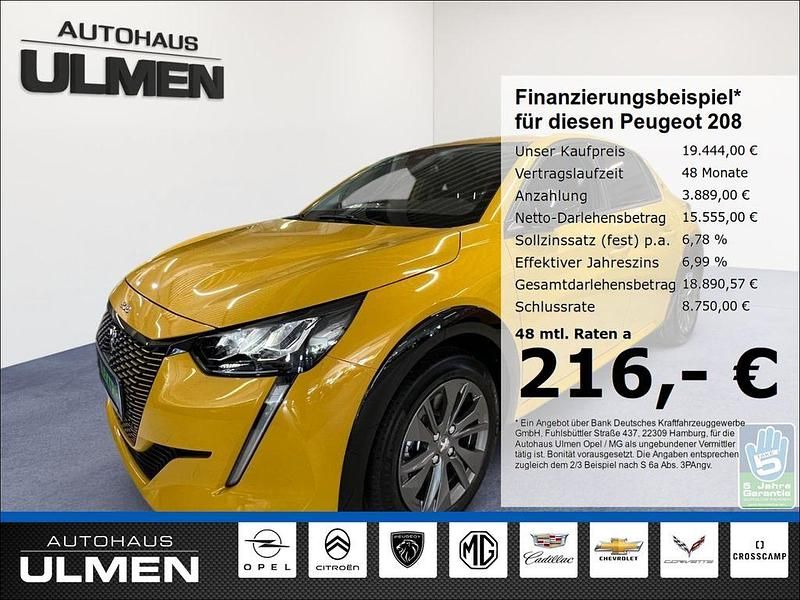 Gelb Gebraucht 2023 Peugeot 208 Allure Kleinwagen | 19.444 € - Bild 1/4