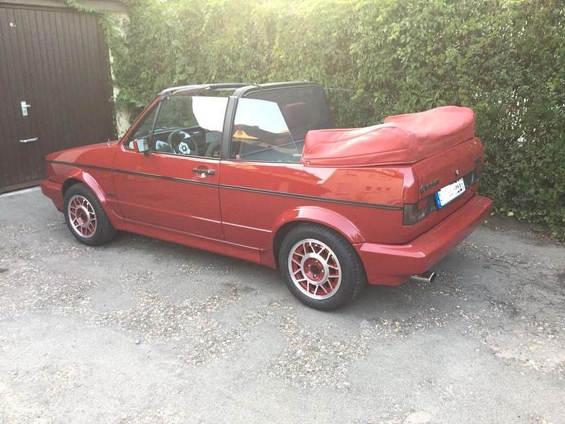 Rot Gebraucht 1990 VW Golf Cabriolet Cabrio | 14.500 € - Bild 1/4