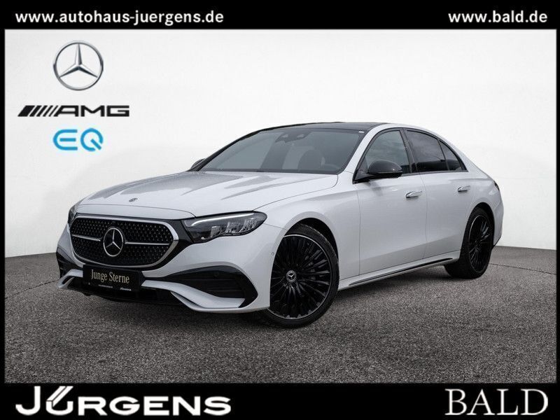 Weiss manufaktur lack manufaktur opalithweiss bright Gebraucht 2024 Mercedes E200 AMG Limousine | 63.880 € - Bild 1/4