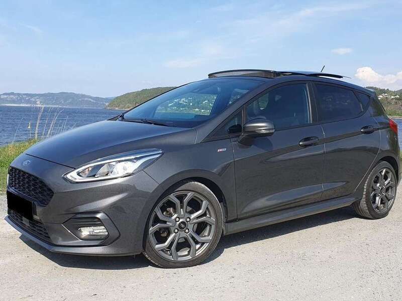 Grau Gebraucht 2018 Ford Fiesta ST-Line Kleinwagen | 11.790 € (Fairer Preis) - Bild 1/4