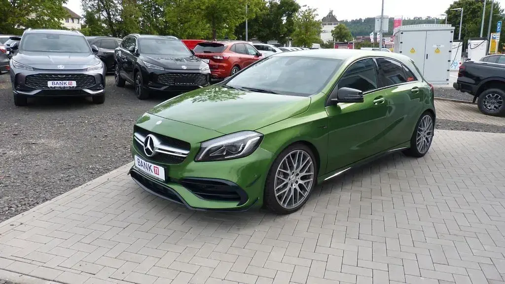 Gebraucht Mercedes A45 AMG AMG 381 PS (280 kW) 2016 Grün Kleinwagen