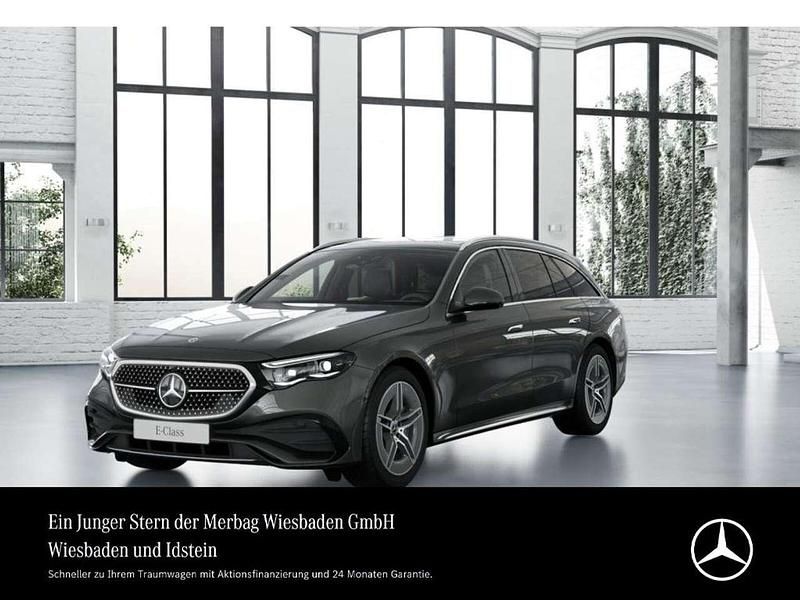 Grafitgrau Gebraucht 2024 Mercedes E300 AMG Line Premium Plus Kombi | 59.790 € - Bild 1/4