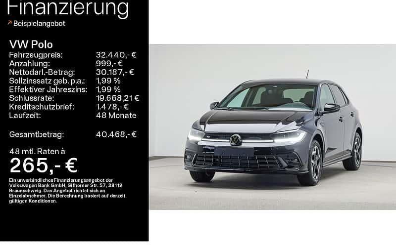 Grau Gebraucht 2025 VW Polo R-line Limousine | 29.390 € (Teuer) - Bild 1/4