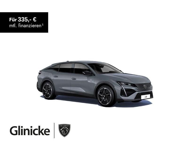 Grau/typ aussenverkleidung met Neu 2026 Peugeot 408 GT GT Limousine | 38.395 € (Guter Preis) - Bild 1/3